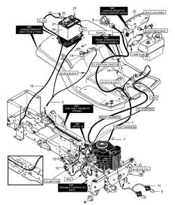 Part Location Diagram of 94758 Murray WIRE HARNESS, REAR 20HP